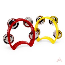 리듬악기 소형탬버린 어린이악기 유아악기, 레드