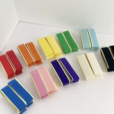 칼라 찍찍이 테이프 접착 까슬이+보슬이 세트, 흰색, 1개