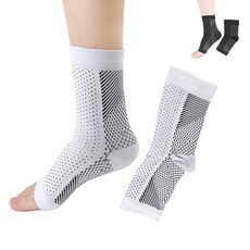 발목보호대 압박양말 뒤꿈치 스포츠 등산 축구 양말, 블랙, 1개