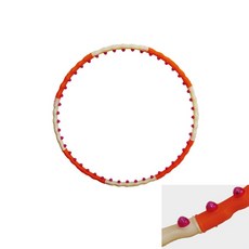 다이어트 복부 자극 돌기형 조립식 투톤 훌라후프 1.2