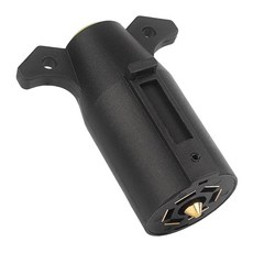 NWUCZW RV 7핀 트레일러 플러그 스플라이스 인 교체 사이드 수 엔드 7방향 라운드 스타일 조명 배선 하네스 커넥터 자전거 - 블레이드 158732