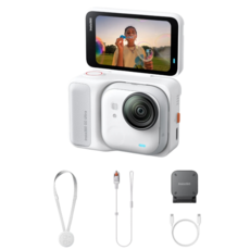 Insta360 GO Ultra運動相機，輕巧便攜高畫質，防水防震多功能配件，生活記錄, 白色, 2