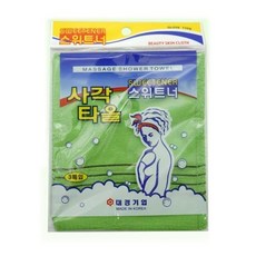 때타올 때밀이 장갑 3p 목욕용품 목욕바디타올, 1개