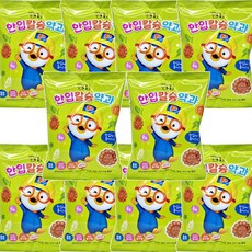뽀로로 한입 칼슘 약과 120gx10봉 국산쌀가루 해썹 개별포장, 10개, 120g, 고소한맛