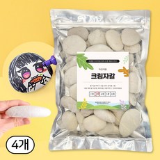 세경팜 납작한 크림자갈 2kg 그림그리기돌 반려돌, 3호, 4개
