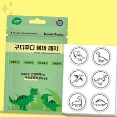 야외활동 피부보호 곤충기피 부착형 어린이용 유아용 아기용 외출준비 캠핑 놀이터, 1개, 공룡_18매입(6매입x3장)