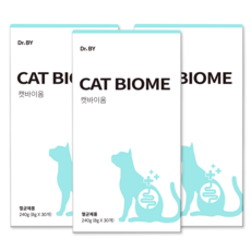 닥터바이 고양이 액상 유산균 캣바이옴 변비 설사 구토 장 건강 개선제, 3개, 소화+장건강, 240g