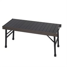 SUN-YE 야영 테이블 IGT 테이블 야외 테이블 블랙 접이식 테 16개 개별 유닛 테이블 자유 조합 알루미늄 경량 휴대용 야외 여행 피크닉 캠핑 수납 가방 포함, 검은색