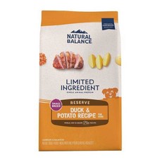 Natural Balance 限定食材精選鴨肉馬鈴薯配方 小型成犬狗糧 12磅 無穀單一蛋白 小顆粒, 2kg, 1個, 鴨肉+馬鈴薯