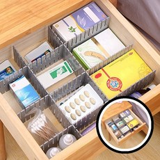 서랍 파티션 서랍장 정리수납 잘라쓰는 칸막이 양말 양말정리 TLs07793 dda+24073HI, 단일, 1단
