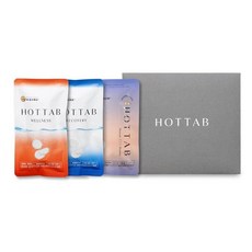 HOT TAB 핫 탭 선물 3종 세트 | 중성 중탄산 입욕제 핫 탭 스테디셀러 3종, 1개, 1g