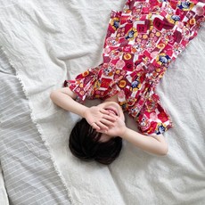 호빵맨 유카타 잠옷세트 아동용 여름 홈웨어 파자마