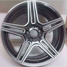 FK鋁圈 19吋 5/112 S1207 亮鐵灰車面鋁圈，提升操控性與燃油效率，多款車型適用, 1個