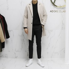 Ador 經典半長 5 色羊毛單層冬季絎縫大衣