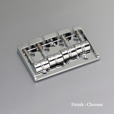 GOTOH 貝斯 Bass Bridge 琴橋 鋼弦鞍 背穿 後穿 兩用, 1個, 404SJ-4 C 銀色四弦款