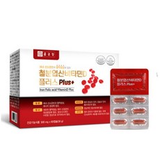 VT-HY 종근당 철분엽산비타민D 플러스 500mgx60캡슐, 60개