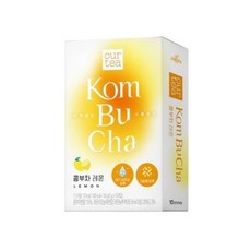 쟈뎅 아워티 콤부차 레몬, 자몽10+레몬10, 2개, 50g, 10개입