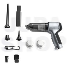 SUiTU 德國工藝大吸力無線吸塵器 吸塵小鋼炮 附贈收納包 手持式車用吸塵器 車家兩用迷你吸塵器, Pro全套配件+2顆濾芯