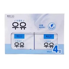 투명 우유 비누 당김없는 은은한 향 세안용 투명 우유비누