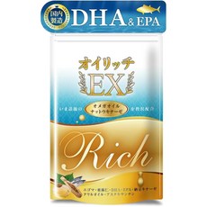 Oil Rich EX 오일 리치 이엑스 오메가-3 DHA EPA 서플먼트 피시 오일, 6개
