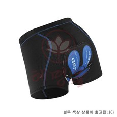 혜명몰 자전거 쿠션 팬츠 L 블루