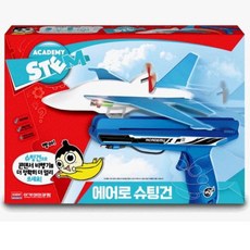 유아완구 날리는 비행기 에어로슈팅건 유치원장난감 장난감비행기 20개월, 1개