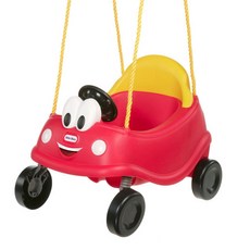 리틀타익스 우리아기첫그네 그네봉포함 아기그네철봉, 빨강, 1개