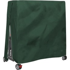 탁구대커버 보관덮개 자외선차단 방습 보호대 실내 먼지 방수 가벼운 검은색 탁구, 1개, 딥그린  지퍼