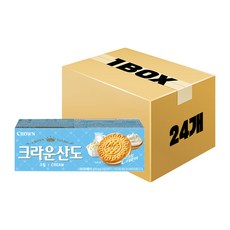크라운 크라운산도 크림 61g, 24개