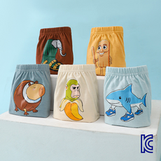 와이비비 남아 이탈리안브레인롯 유아 순면 삼각 팬티 5종 세트