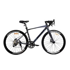 BIKEONE MG16 EVO 鋁合金彎把20速碟煞版甩把公路車 煞變合一易操控入門競速碟煞彎把跑車破風CP首選, 灰藍, 1個