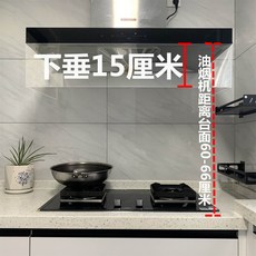 廚房油煙機防油罩 耐高溫自粘 聚攏油煙隔擋板, 1個