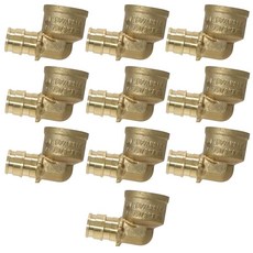 XFITTING 1.3cm(1/2인치) Pex A x 암 엘보 F1960 확장 엘보 10개