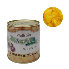 밤통조림 밤다이스 밤조각 양갱만들기 밤 조각 통조림 밤양갱, 1개, 340g