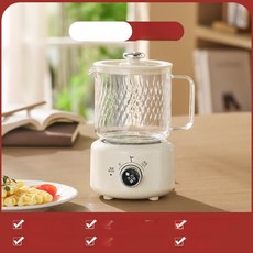 미니 전기 온수기 소형 가정용 온도조절 전기차포트, 600ml 기계식 기본판 수동장시간보온, 기본 색상