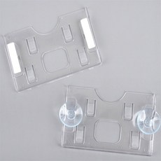 오르픽 차량용 가로형 주차케이스 주차카드홀더, 흡착판