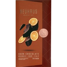 스페인 노이하우스 NEUHAUS orange dark chocolate 오렌지 다크 초콜릿바, 2개
