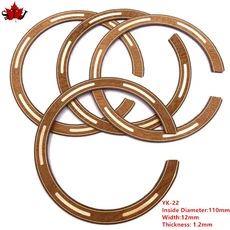 2pcs 클래식 어쿠스틱 기타 로제트 로즈 우드 서클 사운드 홀 인레이 데칼 스티커 라 부품, 03 style 19