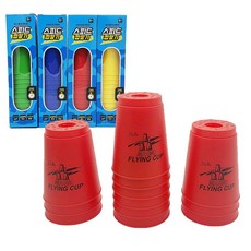 [조한스토어] 어린이 스피드 컵쌓기 장난감 (12개입) 스포츠스태킹/스피드스택스, 색상랜덤, 1개