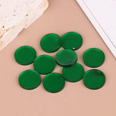 10Pcs 클리어 팁 패드 직경 15mm 아크릴 플레이 큐 브레이크 점프 캐롬 풀 스누커 및 당구 액세서리, 한개옵션2, Green