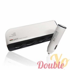 라온지니 USB 4구 소켓 차량용시가잭 자동차충전기 자동차휴대폰충전