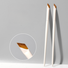 아이라이너 브러쉬 사선 메이크업 라이너, 5개, 화이트