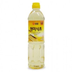 조미료 900ml식초 900ml MY샘표 현미식초 식초 양념 자연식초, 1개, 1ml