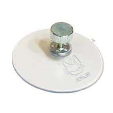 JoyCat 貓跳台替換配件組：吸盤式替換布、貓抓板、吊床替換布，免打孔, 1個, 新款吸盤(附贈螺帽) 2年定期更換, 透明