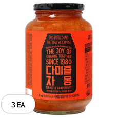 다미즐 자몽 과일청, 2kg, 1개입, 3개