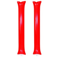 充氣加油棒 充氣應援棒 氣球加油棒 派對應援道具, 紅色, 30個