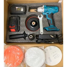 城邦 21V 鋰電兩用拋光機/電鑽 可調速 電池, 城邦兩用拋光機 3.0AH雙電_紙盒