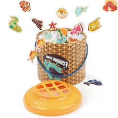 영유아 숫자와 단어가 써있는 자석바다낚시 아기낚시 낚시대장난감 유치원, 1개