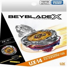 베이블레이드 UX-14 스콜피온 스피어 0-70Z 배틀팽이, 상세 설명 참조, 1개