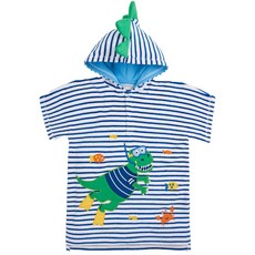 JoJo Maman BeBe 嬰幼兒/兒童 恐龍潛水 游泳浴巾, 1個